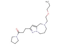 2-[3-oxo-3-(1-pyrrolidinyl)propyl]-5-(2-propoxyethyl)-5,6,7,8-tetrahydro-4H-pyrazolo[1,5-a][1,4]diazepine