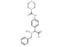 [benzyl(methyl)amino]{4-[(morpholin-4-ylcarbonyl)amino]phenyl}acetic acid