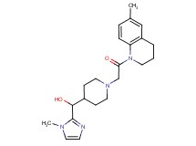 {1-[2-(6-methyl-3,4-dihydroquinolin-1(2H)-yl)-2-oxoethyl]piperidin-4-yl}(1-methyl-1H-imidazol-2-yl)methanol