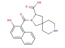 2-(2-hydroxy-1-naphthoyl)-2,8-diazaspiro[4.5]decane-3-carboxylic acid