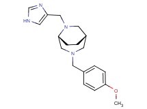 (1S*,5R*)-6-(1H-imidazol-4-ylmethyl)-3-(4-methoxybenzyl)-3,6-diazabicyclo[3.2.2]nonane