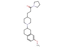 1-(7-methoxy-1,2,3,4-tetrahydro-2-naphthalenyl)-4-[3-oxo-3-(1-pyrrolidinyl)propyl]piperidine