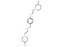 1-[2-({4-[2-(3-methylpiperidin-1-yl)ethoxy]benzyl}amino)ethyl]piperidin-4-ol