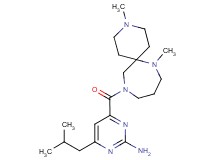 4-[(3,7-dimethyl-3,7,11-triazaspiro[5.6]dodec-11-yl)carbonyl]-6-isobutylpyrimidin-2-amine