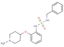 N-benzyl-N'-{2-[(1-methylpiperidin-4-yl)oxy]phenyl}sulfamide