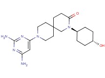 9-(2,6-diaminopyrimidin-4-yl)-2-(trans-4-hydroxycyclohexyl)-2,9-diazaspiro[5.5]undecan-3-one