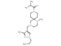 9-isobutyryl-1-methyl-4-[(3-methyl-1-propyl-1H-pyrazol-4-yl)methyl]-1,4,9-triazaspiro[5.5]undecane