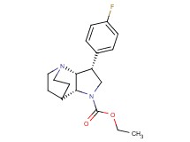 ethyl (3R*,3aR*,7aR*)-3-(4-fluorophenyl)hexahydro-4,7-ethanopyrrolo[3,2-b]pyridine-1(2H)-carboxylate