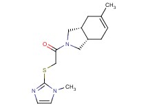 (3aR*,7aS*)-5-methyl-2-{[(1-methyl-1H-imidazol-2-yl)thio]acetyl}-2,3,3a,4,7,7a-hexahydro-1H-isoindole