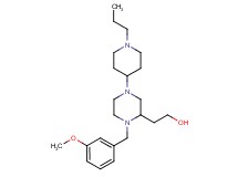2-[1-(3-methoxybenzyl)-4-(1-propyl-4-piperidinyl)-2-piperazinyl]ethanol