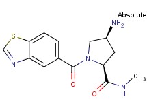 (2S,4S)-4-amino-1-(1,3-benzothiazol-5-ylcarbonyl)-N-methylpyrrolidine-2-carboxamide