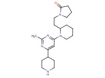 1-{2-[1-(2-methyl-6-piperidin-4-ylpyrimidin-4-yl)piperidin-2-yl]ethyl}pyrrolidin-2-one