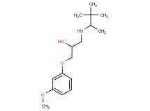 1-(3-methoxyphenoxy)-3-[(1,2,2-trimethylpropyl)amino]-2-propanol