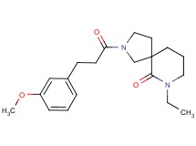 7-ethyl-2-[3-(3-methoxyphenyl)propanoyl]-2,7-diazaspiro[4.5]decan-6-one