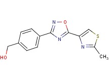 {4-[5-(2-methyl-1,3-thiazol-4-yl)-1,2,4-oxadiazol-3-yl]phenyl}methanol