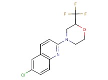 6-chloro-2-[2-(trifluoromethyl)morpholin-4-yl]quinoline