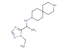 N-[1-(1-ethyl-1H-1,2,4-triazol-5-yl)ethyl]-3-azaspiro[5.5]undecan-9-amine dihydrochloride
