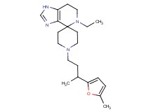5-ethyl-1'-[3-(5-methyl-2-furyl)butyl]-1,5,6,7-tetrahydrospiro[imidazo[4,5-c]pyridine-4,4'-piperidine]
