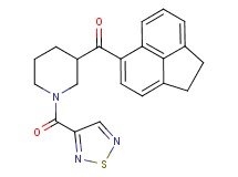 1,2-dihydro-5-acenaphthylenyl[1-(1,2,5-thiadiazol-3-ylcarbonyl)-3-piperidinyl]methanone
