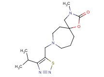 8-[(4-isopropyl-1,2,3-thiadiazol-5-yl)methyl]-3-methyl-1-oxa-3,8-diazaspiro[4.6]undecan-2-one