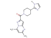 2-{[4-(1H-imidazol-2-yl)-1-piperidinyl]carbonyl}-5,7-dimethylpyrazolo[1,5-a]pyrimidine