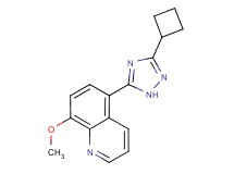 5-(3-cyclobutyl-1H-1,2,4-triazol-5-yl)-8-methoxyquinoline