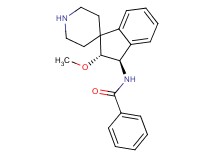 N-[rel-(2R,3R)-2-methoxy-2,3-dihydrospiro[indene-1,4'-piperidin]-3-yl]benzamide hydrochloride