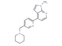 1-methyl-4-[5-(1-piperidinylmethyl)-2-pyridinyl]-1H-pyrrolo[2,3-b]pyridine