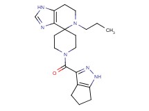 5-propyl-1'-(1,4,5,6-tetrahydrocyclopenta[c]pyrazol-3-ylcarbonyl)-1,5,6,7-tetrahydrospiro[imidazo[4,5-c]pyridine-4,4'-piperidine]