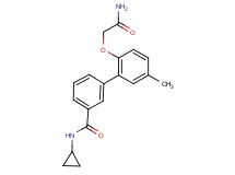 2'-(2-amino-2-oxoethoxy)-N-cyclopropyl-5'-methylbiphenyl-3-carboxamide