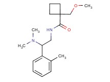 N-[2-(dimethylamino)-2-(2-methylphenyl)ethyl]-1-(methoxymethyl)cyclobutanecarboxamide