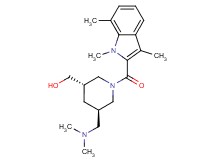 {(3S*,5R*)-5-[(dimethylamino)methyl]-1-[(1,3,7-trimethyl-1H-indol-2-yl)carbonyl]piperidin-3-yl}methanol