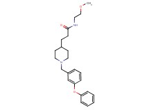 N-(2-methoxyethyl)-3-[1-(3-phenoxybenzyl)-4-piperidinyl]propanamide