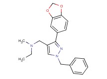 N-{[3-(1,3-benzodioxol-5-yl)-1-benzyl-1H-pyrazol-4-yl]methyl}-N-methylethanamine