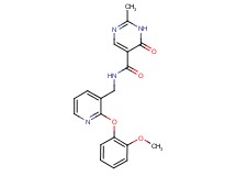 N-{[2-(2-methoxyphenoxy)pyridin-3-yl]methyl}-2-methyl-6-oxo-1,6-dihydropyrimidine-5-carboxamide