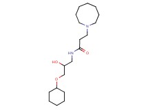 3-azocan-1-yl-N-[3-(cyclohexyloxy)-2-hydroxypropyl]propanamide