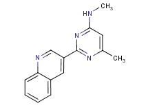 N,6-dimethyl-2-quinolin-3-ylpyrimidin-4-amine