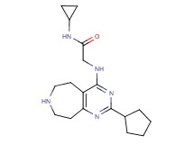 N~2~-(2-cyclopentyl-6,7,8,9-tetrahydro-5H-pyrimido[4,5-d]azepin-4-yl)-N~1~-cyclopropylglycinamide dihydrochloride