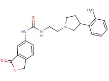 N-{2-[3-(2-methylphenyl)pyrrolidin-1-yl]ethyl}-N'-(3-oxo-1,3-dihydro-2-benzofuran-5-yl)urea