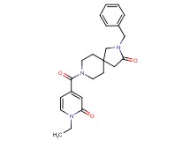 2-benzyl-8-[(1-ethyl-2-oxo-1,2-dihydropyridin-4-yl)carbonyl]-2,8-diazaspiro[4.5]decan-3-one