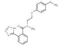N-[2-(4-ethylphenoxy)ethyl]-N-methyl-2-(1H-tetrazol-5-yl)benzamide