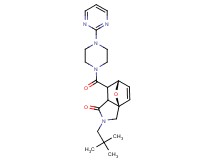 (3aR*,6S*)-2-(2,2-dimethylpropyl)-7-[(4-pyrimidin-2-ylpiperazin-1-yl)carbonyl]-2,3,7,7a-tetrahydro-3a,6-epoxyisoindol-1(6H)-one