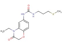 N-(4-ethyl-3-oxo-3,4-dihydro-2H-1,4-benzoxazin-6-yl)-N'-[3-(methylthio)propyl]urea