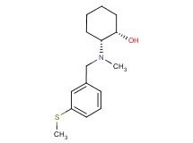 (1S*,2R*)-2-{methyl[3-(methylthio)benzyl]amino}cyclohexanol