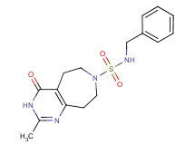 N-benzyl-2-methyl-4-oxo-3,4,5,6,8,9-hexahydro-7H-pyrimido[4,5-d]azepine-7-sulfonamide