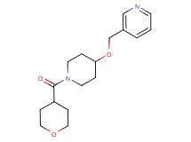 3-({[1-(tetrahydro-2H-pyran-4-ylcarbonyl)-4-piperidinyl]oxy}methyl)pyridine