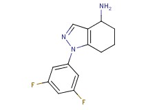 1-(3,5-difluorophenyl)-4,5,6,7-tetrahydro-1H-indazol-4-amine
