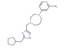 1-{[2-(cyclopentylmethyl)-1H-imidazol-4-yl]methyl}-4-(2-methyl-4-pyridinyl)-1,4-diazepane