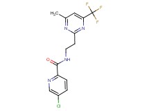 5-chloro-N-{2-[4-methyl-6-(trifluoromethyl)pyrimidin-2-yl]ethyl}pyridine-2-carboxamide