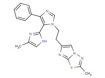 4-methyl-3'-[2-(2-methylimidazo[2,1-b][1,3,4]thiadiazol-6-yl)ethyl]-5'-phenyl-1H,3'H-2,4'-biimidazole